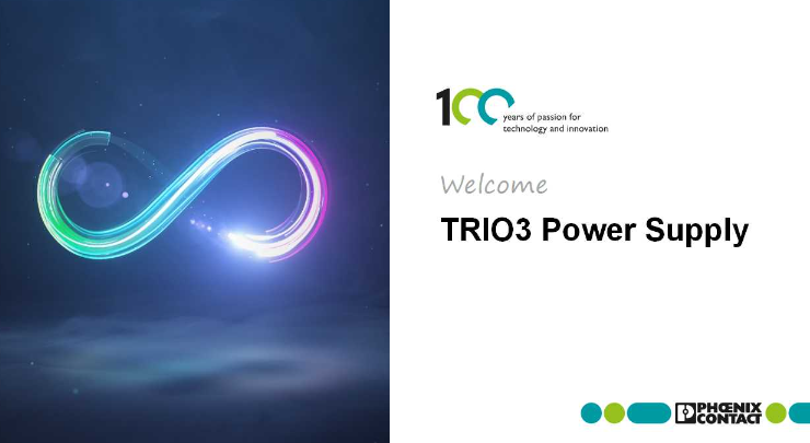 菲尼克斯第三代全新TRIO系列電源產品