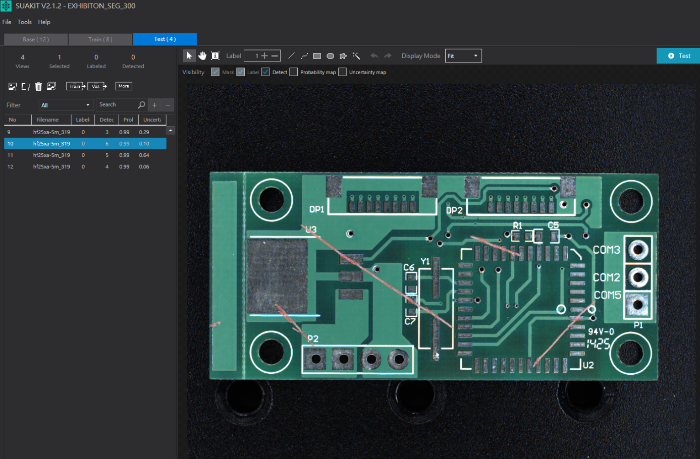 使用manta   suakit进行pcb检测