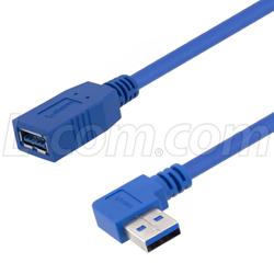 Right-Angle USB 3.0 Cable Assemblies with Female Connectors.JPG