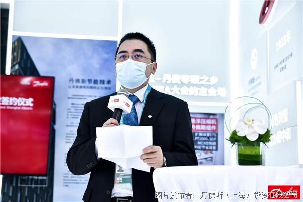 上海电气风电集团总裁缪骏表示，两家公司在碳中和理念和发展方面高度契合，是双方合作的基础.jpg