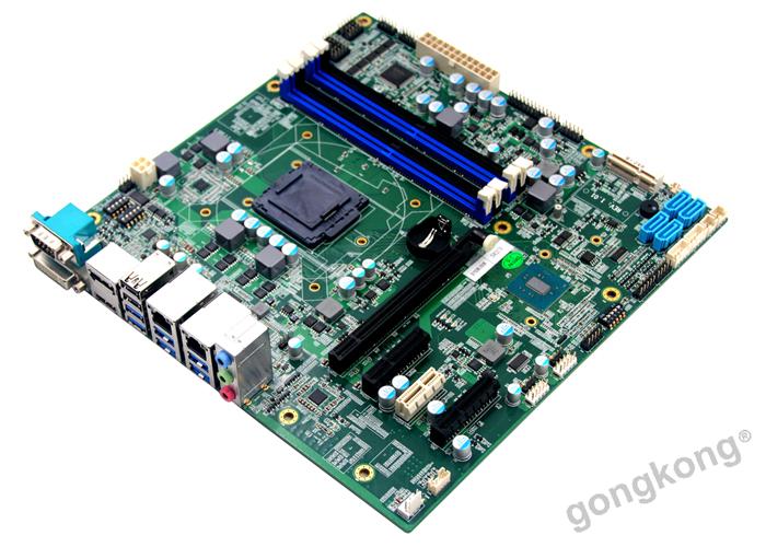 派勤工控atx pimb-h110主板h110芯片1*pcie-x16主板