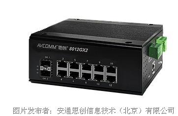 恩创8012GX2-2LX-10-PS工业交换机