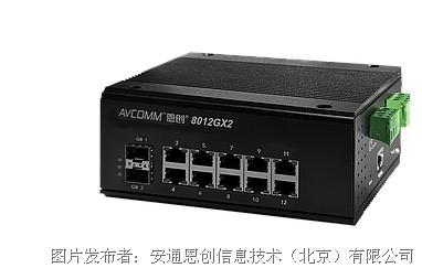 恩创8012GX2-2SX工业交换机