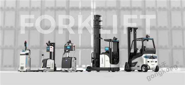 极智嘉全系智能叉车，构建工业物流托盘搬运及存取无人化解决方案