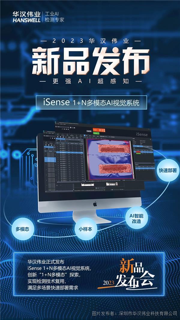2023华汉伟业新品发布：iSense 1+N多模态AI视觉，赋能制造未来
