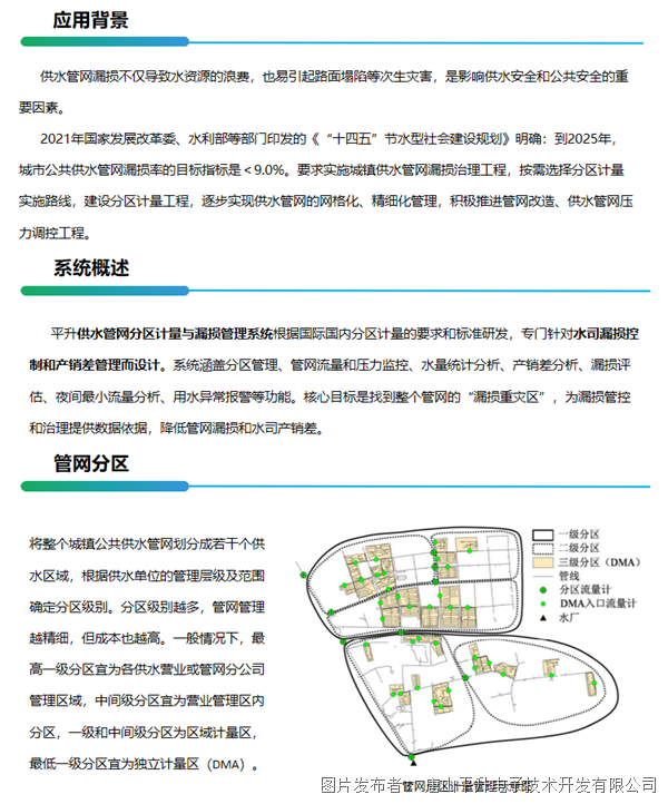 供水管網(wǎng)分區計量管理，DMA分區計量漏損管控系統，智慧水務(wù)管理系統