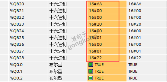 西门子S7-300 PLC通过RS485转PROFIBUS-DP网关发送命令让JRT激光测距传感器开启一次慢速距离测量680.png