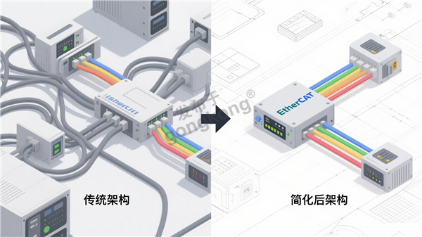 EtherCAT转 EtherCAT网关网关应用1.png