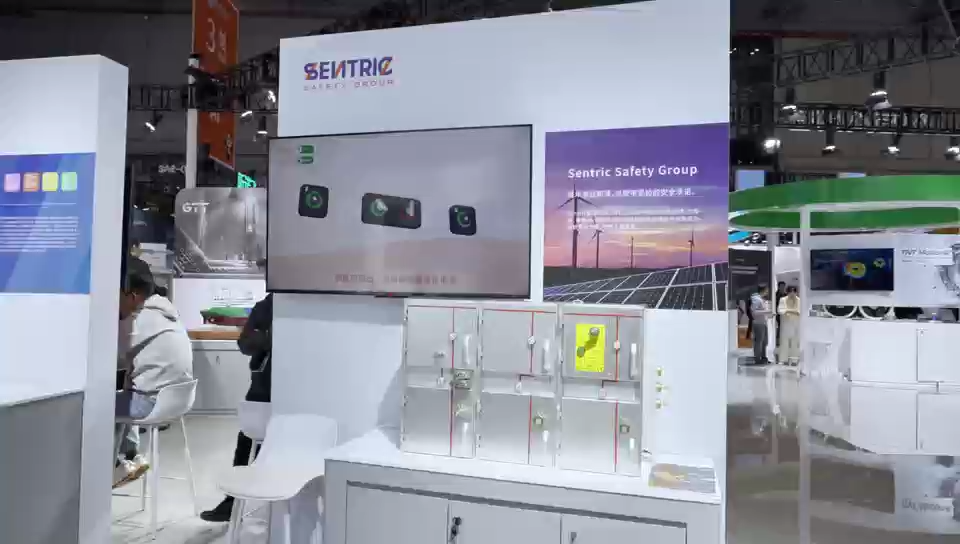 2025进博会现场，工控网探展施普世（Sentric Safety Group）展台