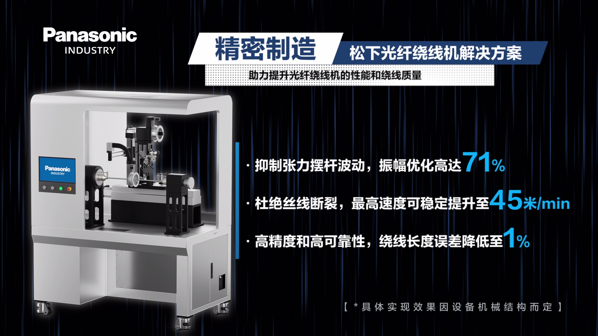 松下光纤绕线机解决方案