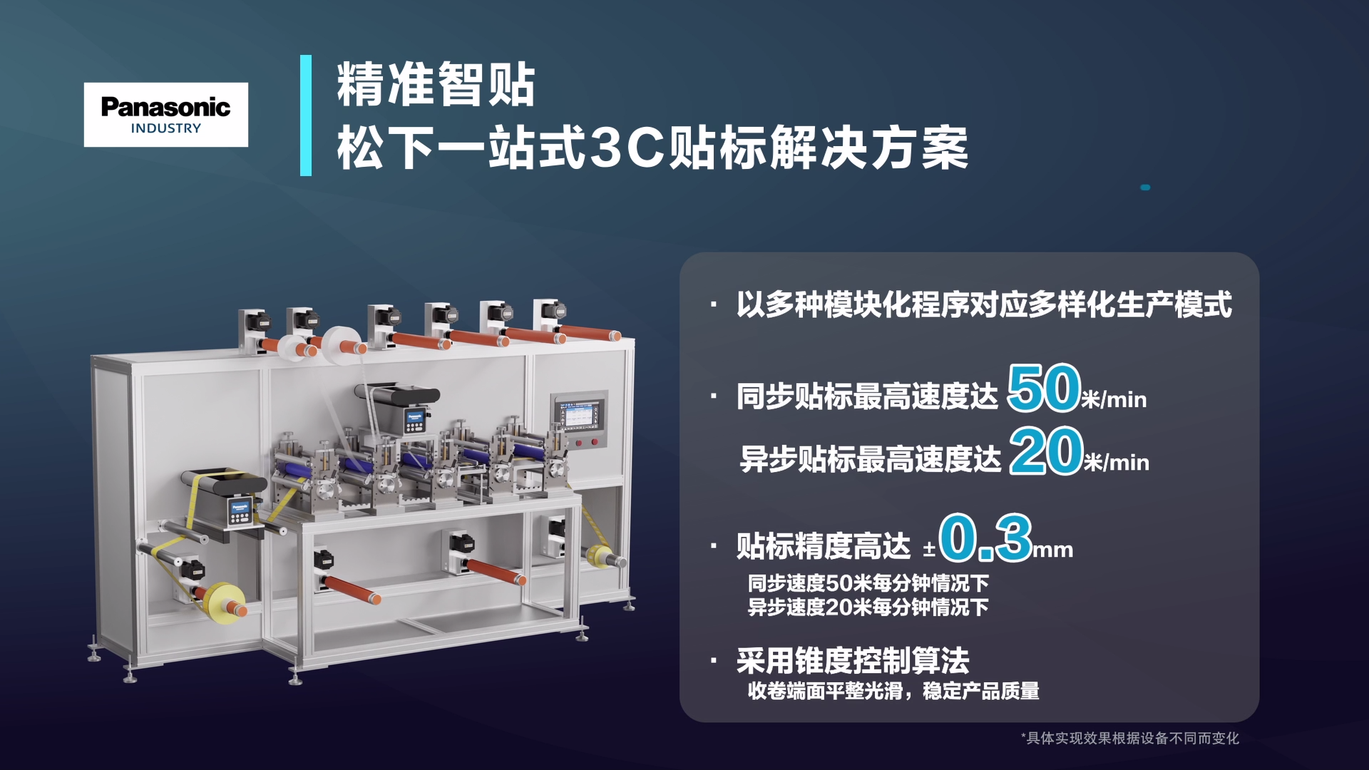 松下一站式3C贴标解决方案