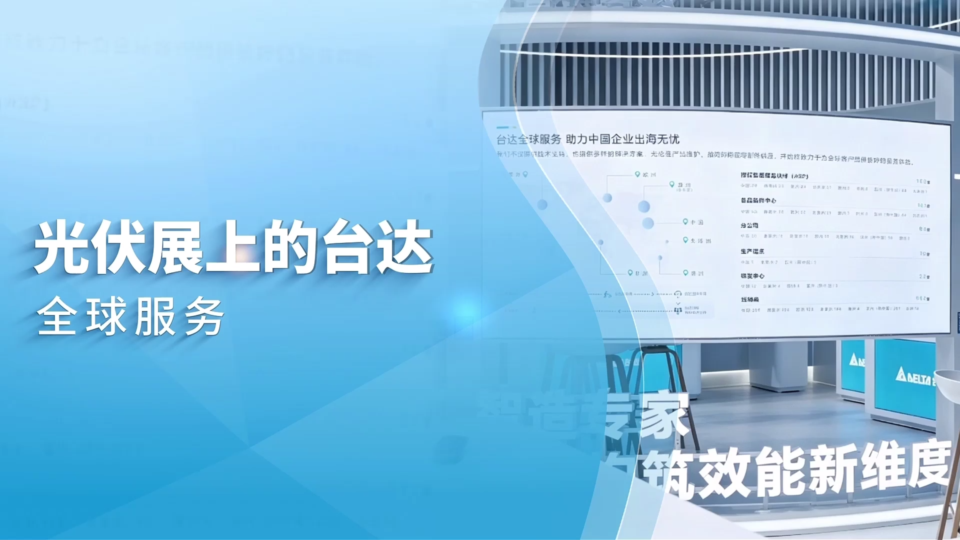 光伏展上的台达——全球服务
