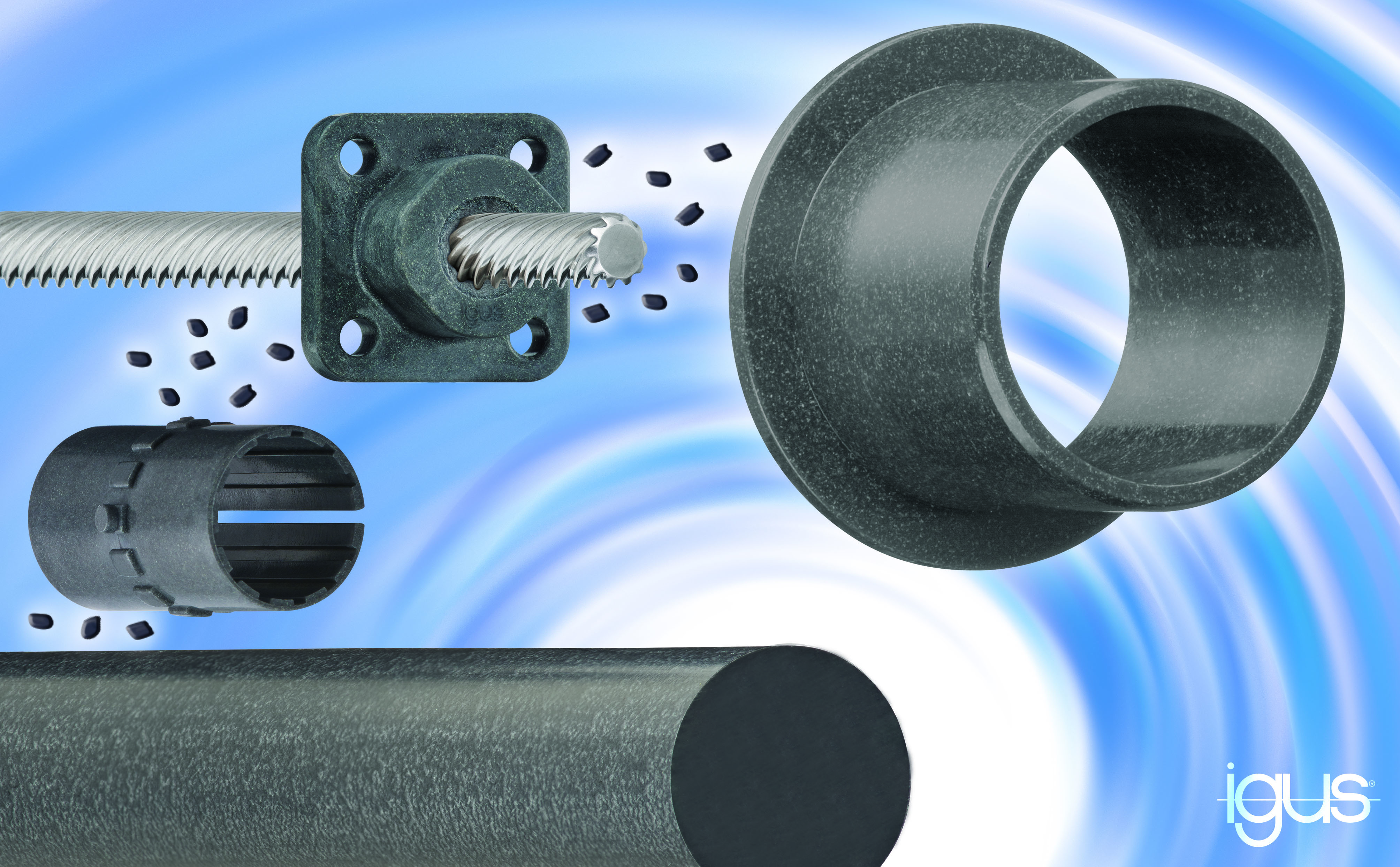 易格斯 久经考验的耐磨工程塑料iglidur e7,推出节能型滑动轴承