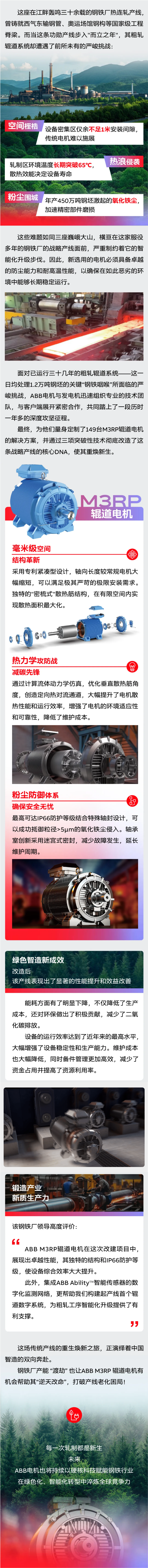 钢铁厂产能 “渡劫”？ABB M3RP 辊道电机助其“逆天改命”，破产线老化困局.png