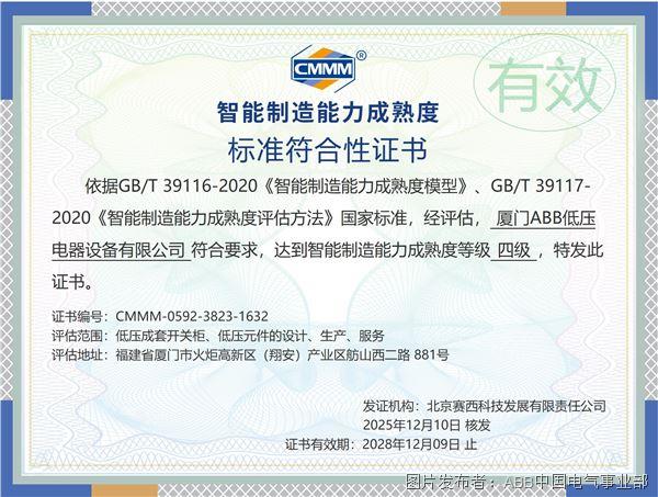 智能制造能力成熟度四級(jí)標(biāo)準(zhǔn)符合性證書.jpg