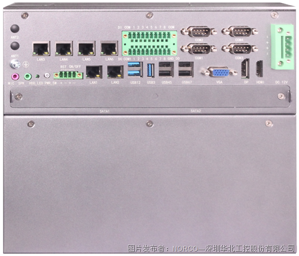 华北工控丨BIS-6690P-B10多网口AI整机：专为高精度自动化产线控制而设计(图2)