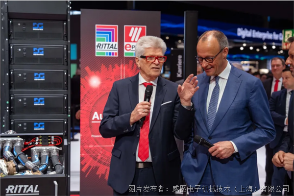 汉诺威现场|德国总理亲临威图展台——工业AI正推动增长模式升级(图1)