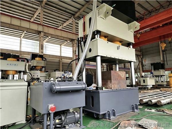 厚合金钢板卷圆成型液压机