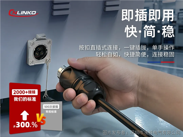 工控工程选型：频繁维护设备如何选择工业快插连接器？(图4)