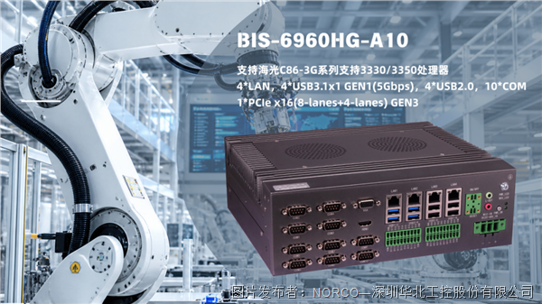 华北工控BIS-6960HG-A10:搭载海光C86-3G系列处理器支持工业数据采集服务器应用(图1)