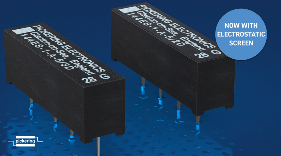 在高密度高功率設(shè)計中采用Pickering公司新型靜電屏蔽技術(shù), 有效抑制噪聲干擾