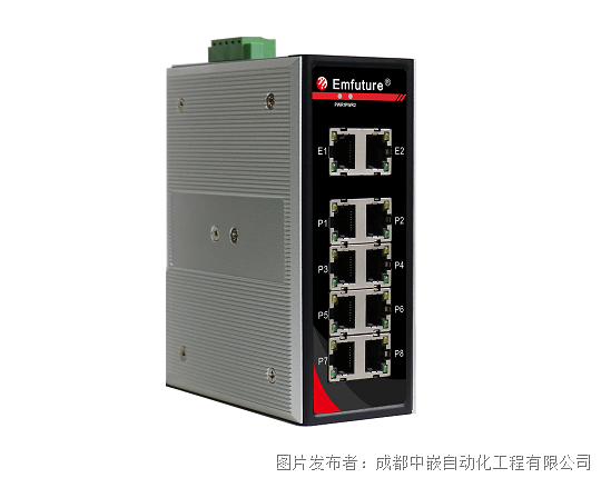 中嵌科技 ECM-D208系列導軌式通信管理機