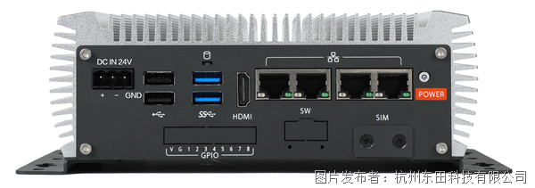N97嵌入式工控機|四網口無風扇工業電腦主機|DTB-3095-N97L4