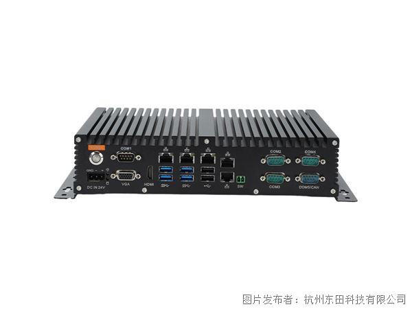 东田科技 酷睿6-9代嵌入式工控机-五网口无风扇工业电脑-DTB-3042-H110