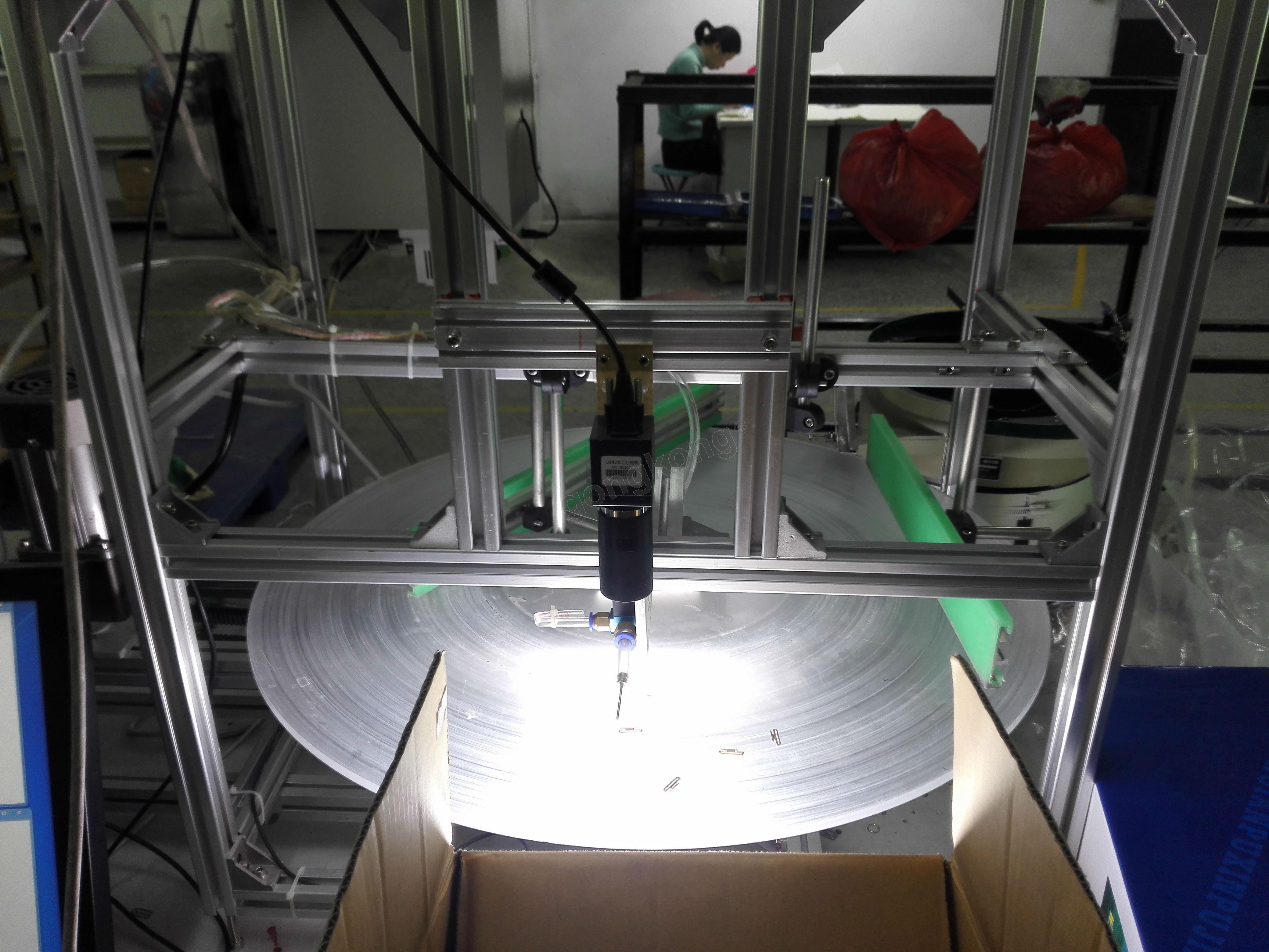 机器视觉配合自动化转盘全自动检测