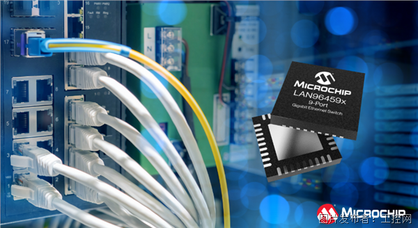 Microchip推出面向工業應用的靈活新型千兆以太網交換機系列 支持TSN/AVB與冗余功能