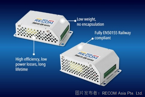 功能完備的40W和75W 軌交專用DC/DC電源