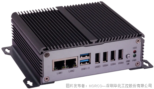 華北工控BIS-6620K-A10:高能效、多網口的邊緣AI嵌入式準系統