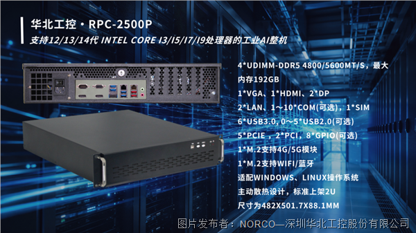 RPC-2500P:增强AI性能与丰富接口设计,适配机房动环监控系统应用